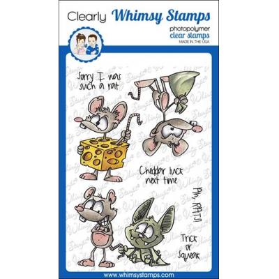 Whimsy Stamps Dustin Pike Clear Stamps - Rat Attack